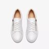 Hollyrose Zip Damen-Sneaker aus weißem Leder Hollyrose Zip Damen-Sneaker aus weißem Leder