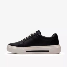 Hollyrose Zip – Schwarze Leder-Sneaker für Damen Hollyrose Zip – Schwarze Leder-Sneaker für Damen