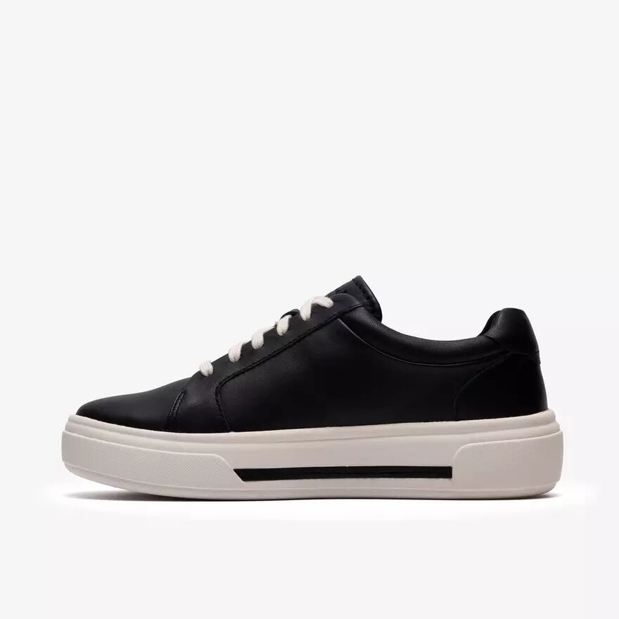 Hollyrose Zip – Schwarze Leder-Sneaker für Damen Hollyrose Zip – Schwarze Leder-Sneaker für Damen