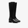 Iridessa Glow – kniehohe Damenstiefel aus schwarzem Leder Iridessa Glow – kniehohe Damenstiefel aus schwarzem Leder