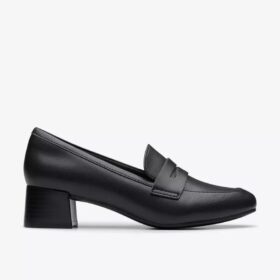 Iridessa Sky Damen-Loafer aus schwarzem Leder