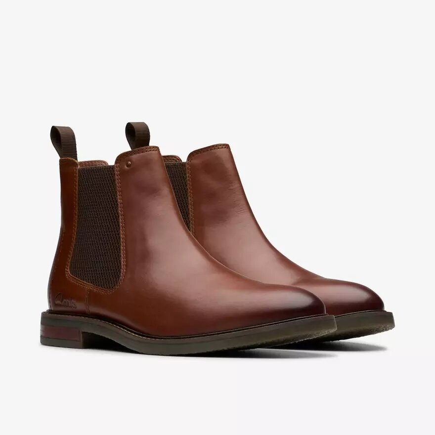 Jaxen Easy Chelsea Boots für Herren aus hellbraunem Leder Jaxen Easy Chelsea Boots für Herren aus hellbraunem Leder