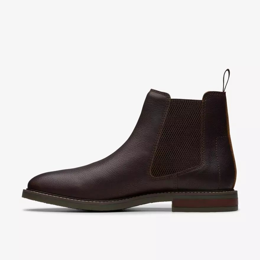 Jaxen Easy Chelsea Boots für Herren in Braun, getrommelt Jaxen Easy Chelsea Boots für Herren in Braun, getrommelt