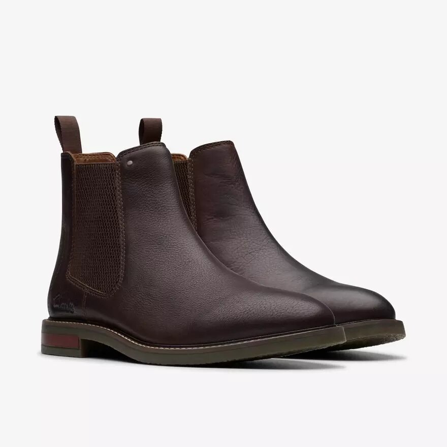 Jaxen Easy Chelsea Boots für Herren in Braun, getrommelt Jaxen Easy Chelsea Boots für Herren in Braun, getrommelt