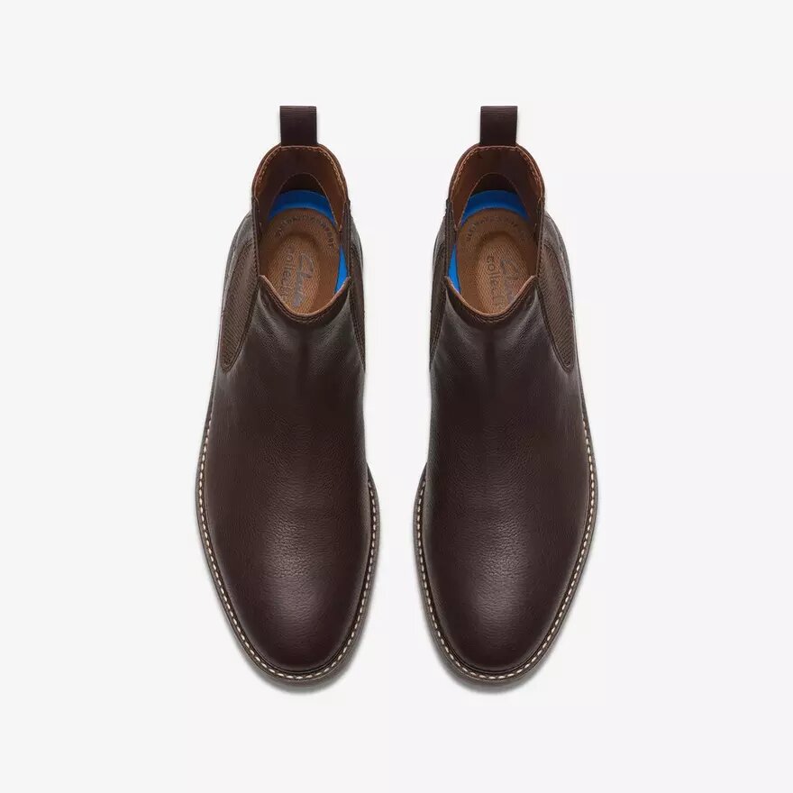 Jaxen Easy Chelsea Boots für Herren in Braun, getrommelt Jaxen Easy Chelsea Boots für Herren in Braun, getrommelt