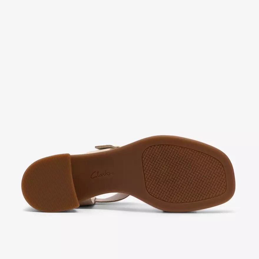 Jaylan Sol Damen-Sandalen mit Absatz aus cremefarbenem Leder Jaylan Sol Damen-Sandalen mit Absatz aus cremefarbenem Leder