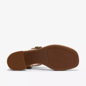 Jaylan Sol Sandalen mit Absatz für Damen in Champagner