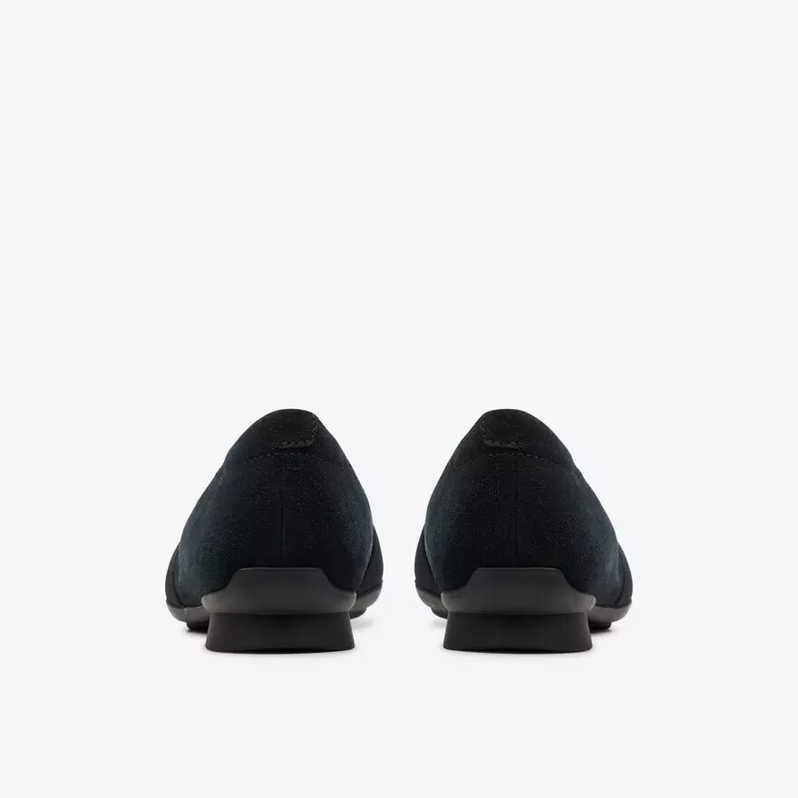 Jazmynn Gem – Schwarze Wildleder-Slip-Ons für Damen Jazmynn Gem – Schwarze Wildleder-Slip-Ons für Damen