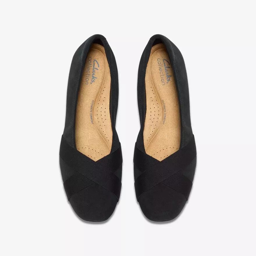 Jazmynn Gem – Schwarze Wildleder-Slip-Ons für Damen Jazmynn Gem – Schwarze Wildleder-Slip-Ons für Damen
