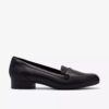Juliet Mia Slip-Ons aus schwarzem Leder für Damen Juliet Mia Slip-Ons aus schwarzem Leder für Damen
