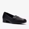 Juliet Mia Slip-Ons aus schwarzem Leder für Damen Juliet Mia Slip-Ons aus schwarzem Leder für Damen