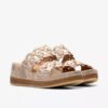 Kassanda Mule für Damen – Metallic-Kombination