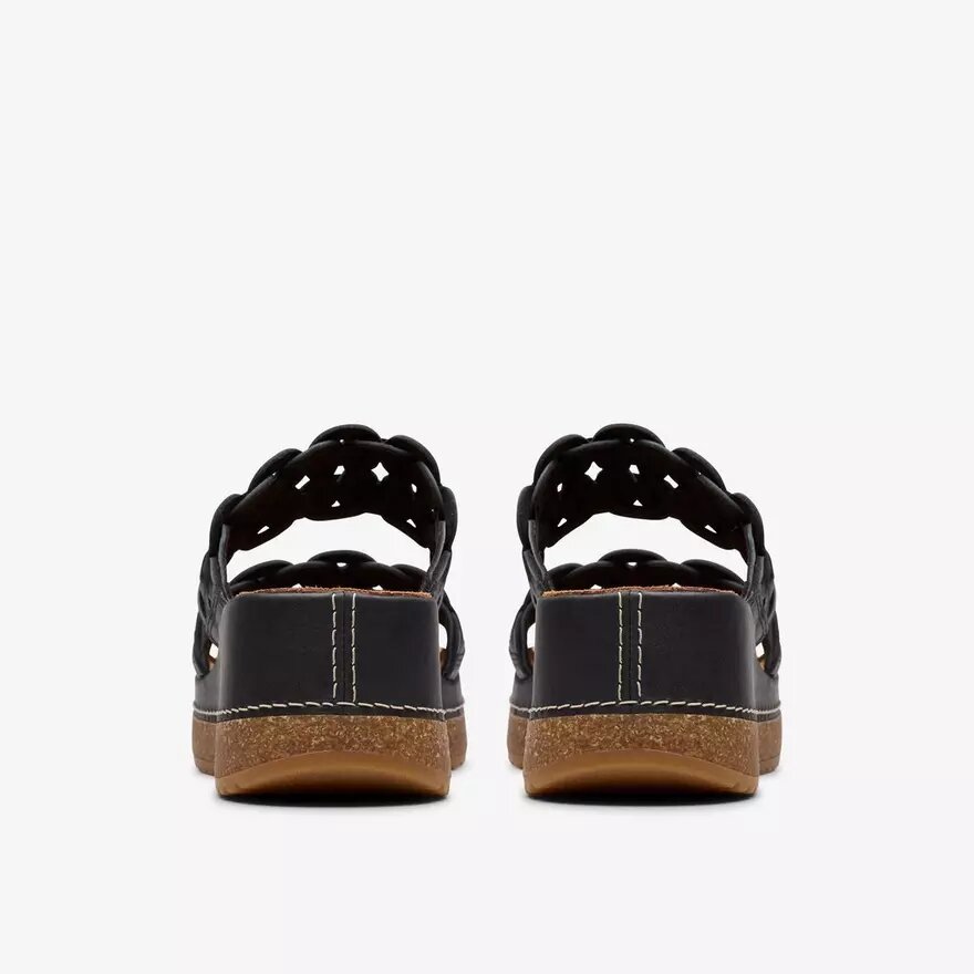 Kassanda Mule für Damen – schwarze Kombi-Pantoletten Kassanda Mule für Damen – schwarze Kombi-Pantoletten