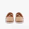 Kidiki Cove Sandalen für Damen in Hellbraun aus Nubukleder mit Keilabsätzen