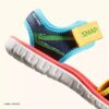 Kinder-Flache Sandalen „Surfing Ace“ mit marineblauem Print Kinder-Flache Sandalen „Surfing Ace“ mit marineblauem Print