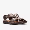 Kitly Ave Bronze Leder-Flache Sandalen für Damen Kitly Ave Bronze Leder-Flache Sandalen für Damen