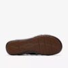 Kitly Ave Damen-Flache Sandalen aus Leder in Marineblau Kitly Ave Damen-Flache Sandalen aus Leder in Marineblau