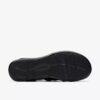 Kitly Ave Flache Sandalen aus schwarzem Leder für Damen Kitly Ave Flache Sandalen aus schwarzem Leder für Damen
