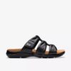 Kitly Slide – flache Sandalen aus schwarzem Leder für Damen Kitly Slide – flache Sandalen aus schwarzem Leder für Damen