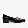 Krystine Lily – Schwarze Lack-Slip-Ons für Damen Krystine Lily – Schwarze Lack-Slip-Ons für Damen