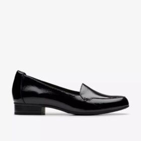 Krystine Lily – Schwarze Lack-Slip-Ons für Damen