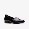 Krystine Lily – Schwarze Lack-Slip-Ons für Damen Krystine Lily – Schwarze Lack-Slip-Ons für Damen