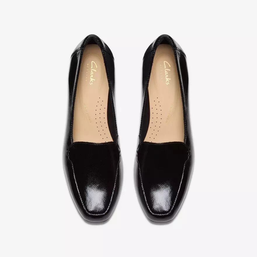 Krystine Lily – Schwarze Lack-Slip-Ons für Damen Krystine Lily – Schwarze Lack-Slip-Ons für Damen