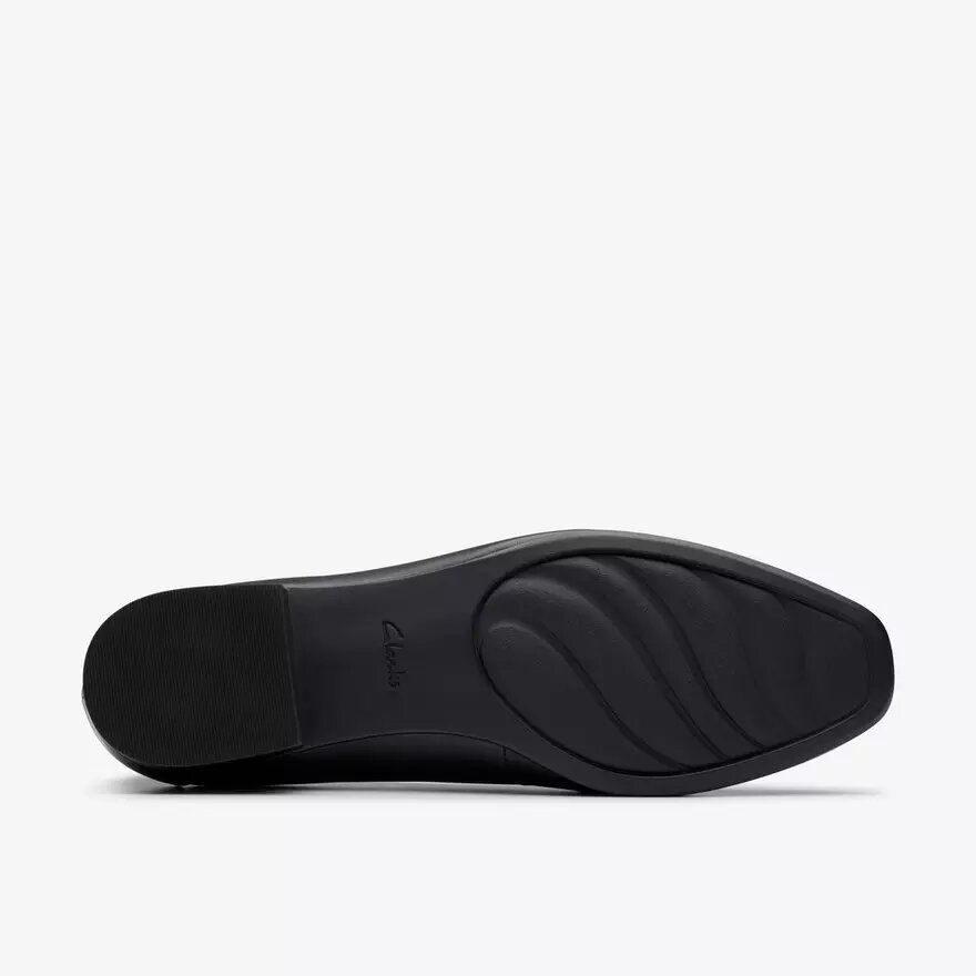 Krystine Lily Slip-Ons aus schwarzem Leder für Damen Krystine Lily Slip-Ons aus schwarzem Leder für Damen