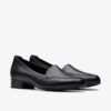 Krystine Lily Slip-Ons aus schwarzem Leder für Damen Krystine Lily Slip-Ons aus schwarzem Leder für Damen