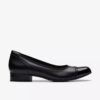 Krystine May Slip-Ons aus schwarzem Leder für Damen Krystine May Slip-Ons aus schwarzem Leder für Damen