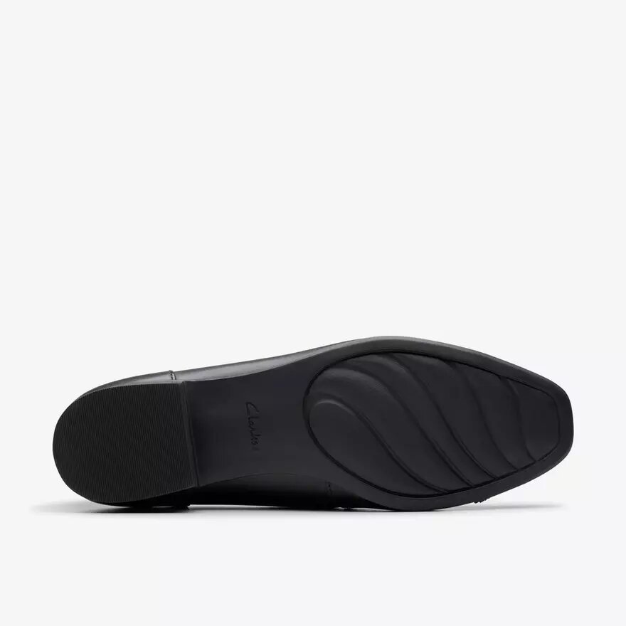 Krystine May Slip-Ons aus schwarzem Leder für Damen Krystine May Slip-Ons aus schwarzem Leder für Damen