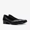 Krystine May Slip-Ons aus schwarzem Leder für Damen Krystine May Slip-Ons aus schwarzem Leder für Damen