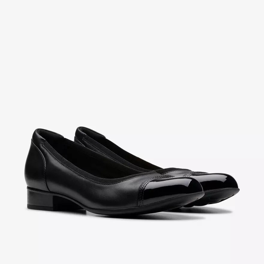 Krystine May Slip-Ons aus schwarzem Leder für Damen Krystine May Slip-Ons aus schwarzem Leder für Damen
