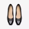 Krystine May Slip-Ons aus schwarzem Leder für Damen Krystine May Slip-Ons aus schwarzem Leder für Damen