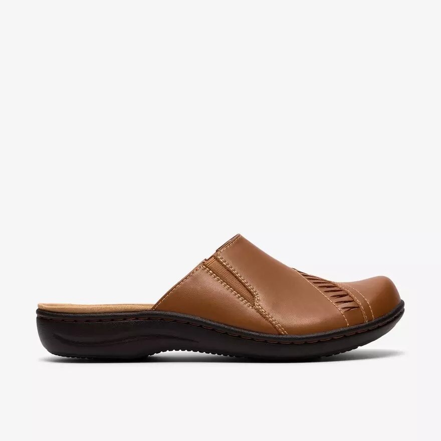 Laurieann Lux Clogs & Pantoletten für Damen aus hellbraunem Leder Laurieann Lux Clogs & Pantoletten für Damen aus hellbraunem Leder