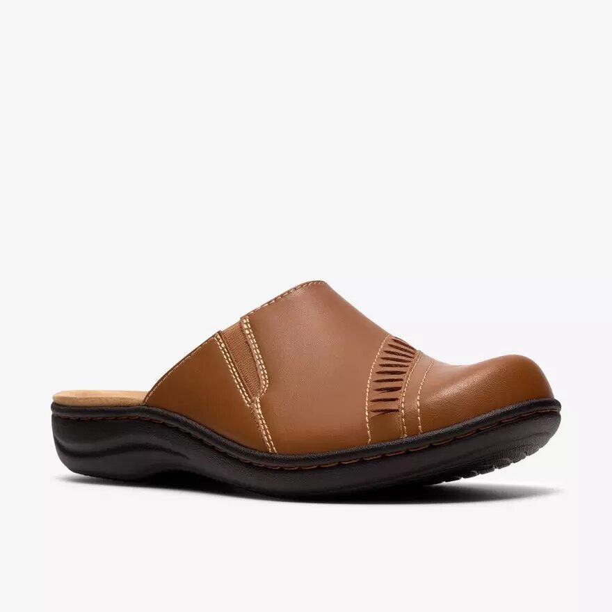 Laurieann Lux Clogs & Pantoletten für Damen aus hellbraunem Leder Laurieann Lux Clogs & Pantoletten für Damen aus hellbraunem Leder