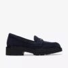 Lauryl Step Damen-Loafer aus marineblauem Wildleder Lauryl Step Damen-Loafer aus marineblauem Wildleder