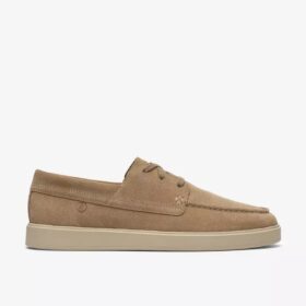 Lockford Bootsschuhe aus dunkelsandfarbenem Wildleder