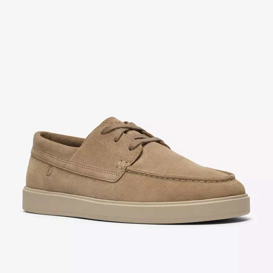 Lockford Bootsschuhe aus dunkelsandfarbenem Wildleder Lockford Bootsschuhe aus dunkelsandfarbenem Wildleder