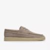 Lockford Bootsschuhe aus grauem Wildleder Lockford Bootsschuhe aus grauem Wildleder