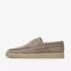 Lockford Bootsschuhe aus grauem Wildleder Lockford Bootsschuhe aus grauem Wildleder