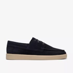 Lockford Bootsschuhe für Herren aus marineblauem Wildleder