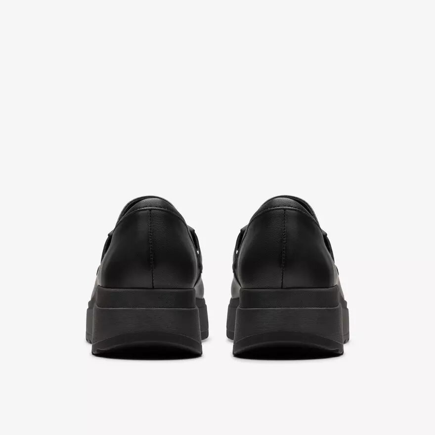 Loriini Izzy Damen-Loafer aus schwarzem Leder Loriini Izzy Damen-Loafer aus schwarzem Leder