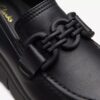Loriini Izzy Damen-Loafer aus schwarzem Leder Loriini Izzy Damen-Loafer aus schwarzem Leder