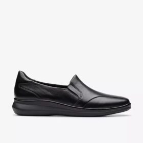 Lynell Edge Damen-Loafer aus schwarzem Leder