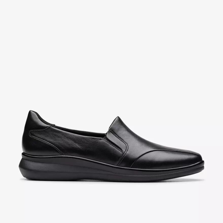Lynell Edge Damen-Loafer aus schwarzem Leder Lynell Edge Damen-Loafer aus schwarzem Leder