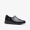 Lynell Edge Damen-Loafer aus schwarzem Leder Lynell Edge Damen-Loafer aus schwarzem Leder