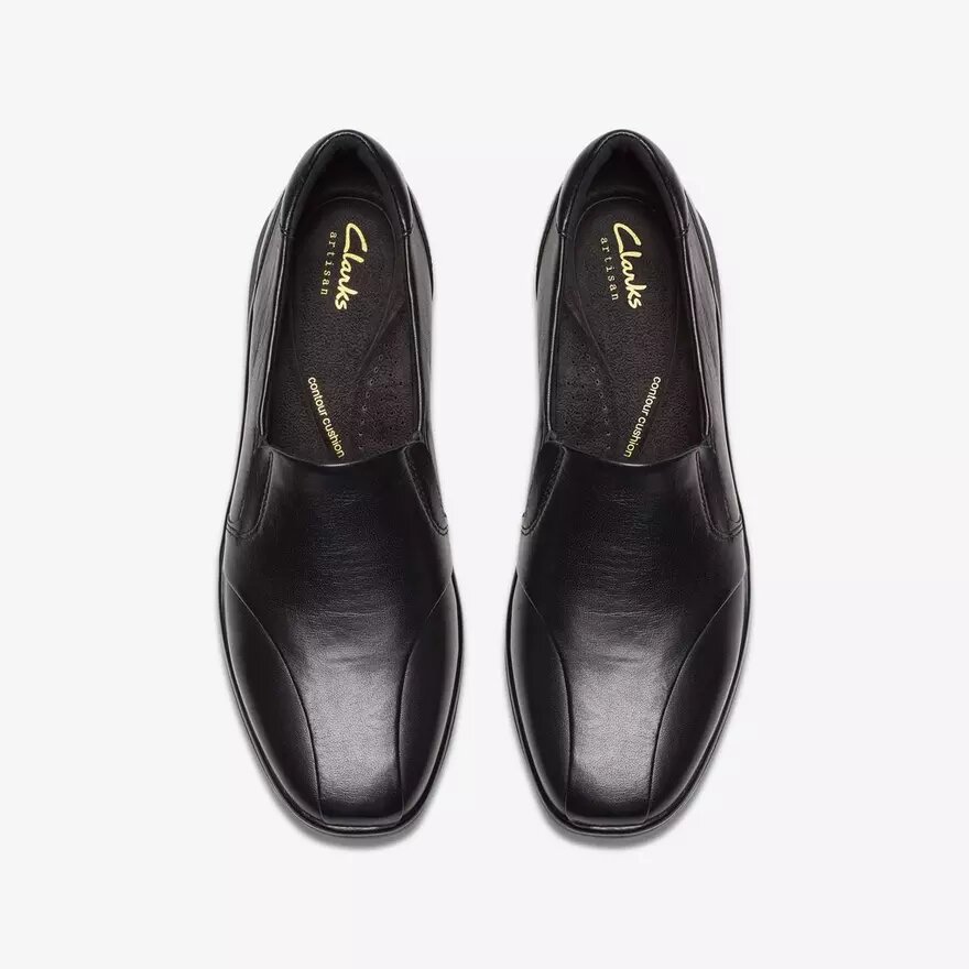 Lynell Edge Damen-Loafer aus schwarzem Leder Lynell Edge Damen-Loafer aus schwarzem Leder