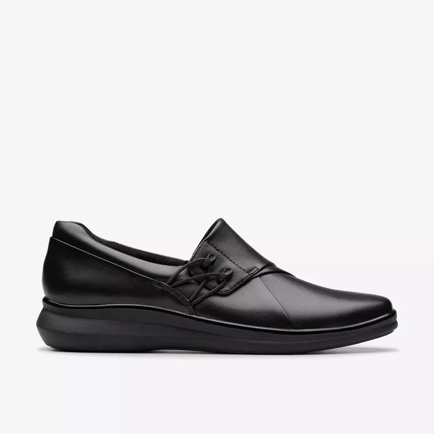 Lynell Slip – Schwarze Leder-Slip-Ons für Damen Lynell Slip – Schwarze Leder-Slip-Ons für Damen