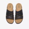 Maelynn Abby – flache Damensandalen aus schwarzem Leder